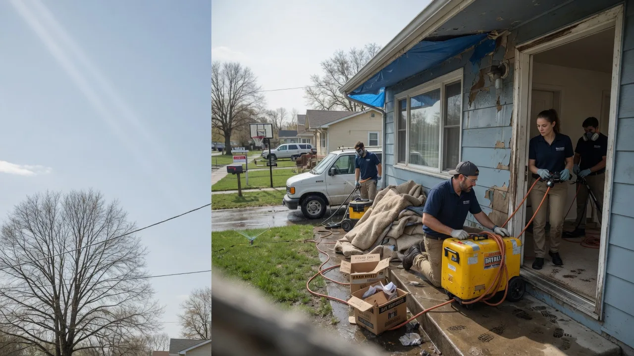 Basement Flood Cleanup in Gridley, KS near me